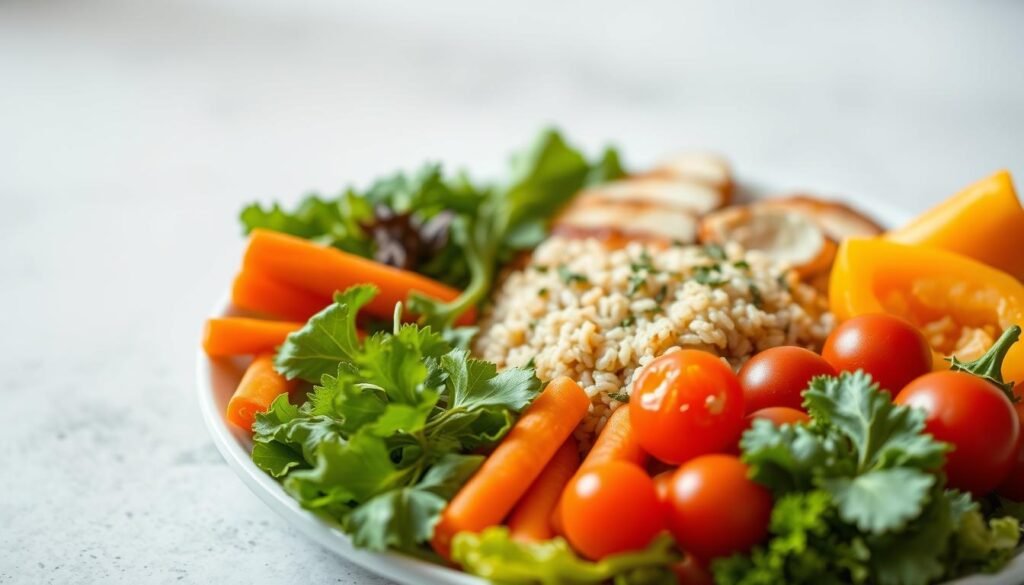 balanced nutrition plate